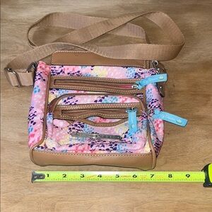 Lily Bloom Jamie Crossbody Floral Print Purse